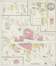 Roanoke, Alabama 1894 - Old Map Alabama Fire Insurance Index