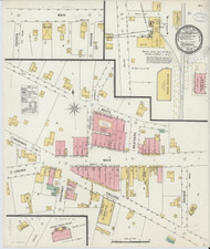 Roanoke, Alabama 1898 - Old Map Alabama Fire Insurance Index