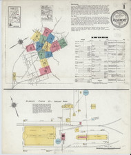 Roanoke, Alabama 1921 - Old Map Alabama Fire Insurance Index