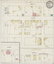 Russellville, Alabama 1894 - Old Map Alabama Fire Insurance Index