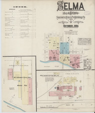 Selma, Alabama 1884 - Old Map Alabama Fire Insurance Index