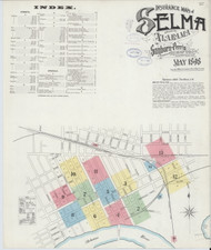 Selma, Alabama 1898 - Old Map Alabama Fire Insurance Index