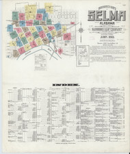 Selma, Alabama 1913 - Old Map Alabama Fire Insurance Index