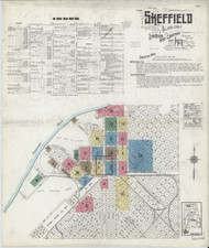Sheffield, Alabama 1921 - Old Map Alabama Fire Insurance Index