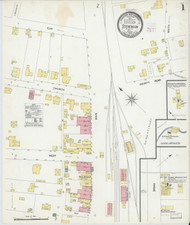 Stevenson, Alabama 1908 - Old Map Alabama Fire Insurance Index