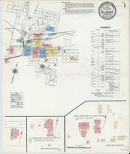 Talladega, Alabama 1910 - Old Map Alabama Fire Insurance Index