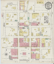 Troy, Alabama 1891 - Old Map Alabama Fire Insurance Index