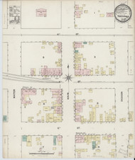 Tuscumbia, Alabama 1888 - Old Map Alabama Fire Insurance Index