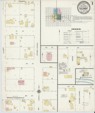 Tuscumbia, Alabama 1910 - Old Map Alabama Fire Insurance Index