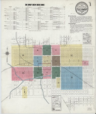 Tuscumbia, Alabama 1921 - Old Map Alabama Fire Insurance Index