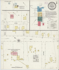 Tuskegee, Alabama 1909 - Old Map Alabama Fire Insurance Index