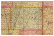 Rauville, South Dakota 1898 Old Town Map Custom Print - Codington Co.