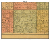 Blom, South Dakota 1898 Old Town Map Custom Print - Deuel Co.
