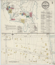Barrington, Rhode Island 1921 - Old Map Rhode Island Fire Insurance Index