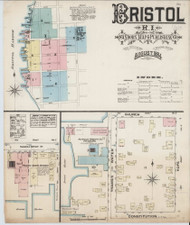 Bristol, Rhode Island 1884 - Old Map Rhode Island Fire Insurance Index