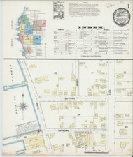 Bristol, Rhode Island 1891 - Old Map Rhode Island Fire Insurance Index