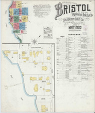 Bristol, Rhode Island 1903 - Old Map Rhode Island Fire Insurance Index