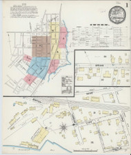 East Greenwich, Rhode Island 1891 - Old Map Rhode Island Fire Insurance Index