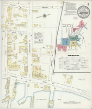 Jamestown, Rhode Island 1911 - Old Map Rhode Island Fire Insurance Index