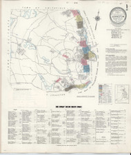 Johnston, Rhode Island 1949 B - Old Map Rhode Island Fire Insurance Index