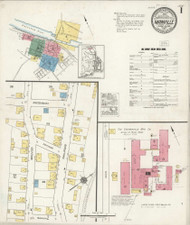Manville, Rhode Island 1921 - Old Map Rhode Island Fire Insurance Index