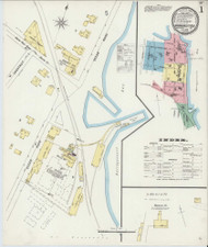 Narragansett Pier, Rhode Island 1896 - Old Map Rhode Island Fire Insurance Index