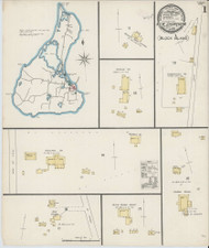 New Shoreham, Rhode Island 1892 - Old Map Rhode Island Fire Insurance Index