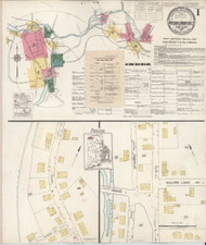 Pascoag Harrisville, Rhode Island 1944 - Old Map Rhode Island Fire Insurance Index
