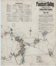 Pawtuxet Valley, Rhode Island 1911 - Old Map Rhode Island Fire Insurance Index