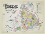 Providence, Rhode Island 1889 - Old Map Rhode Island Fire Insurance Index