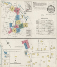 South Kingston, Rhode Island 1921 - Old Map Rhode Island Fire Insurance Index