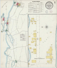 Tiverton, Rhode Island 1902 - Old Map Rhode Island Fire Insurance Index
