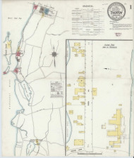 Tiverton, Rhode Island 1911 - Old Map Rhode Island Fire Insurance Index