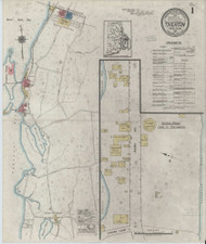 Tiverton, Rhode Island 1920 - Old Map Rhode Island Fire Insurance Index