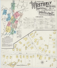 Westerly, Rhode Island 1896 - Old Map Rhode Island Fire Insurance Index