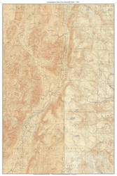 Battenkill Valley 1900 - Custom USGS Old Topo Map - Vermont