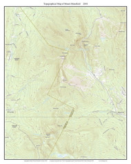 Mount Mansfield 2018 - Custom USGS Old Topo Map - Vermont