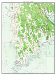 Little Compton 1955 - Custom USGS Old Topo Map - Rhode Island