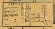 Orangeville Village, Michigan 1860 Old Town Map Custom Print - Eaton and Barry Co.