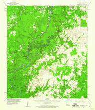 Bon Wier, Louisiana 1959 (1960) USGS Old Topo Map Reprint 15x15 TX Quad 334292