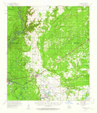 Starks, Louisiana 1959 (1963) USGS Old Topo Map Reprint 15x15 TX Quad 335044
