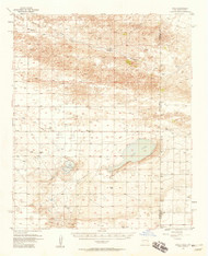 Arch, New Mexico 1957 (1958) USGS Old Topo Map Reprint 15x15 TX Quad 189616