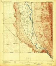 Canutillo, Texas 1919 (1930) USGS Old Topo Map Reprint 15x15 TX Quad 189294