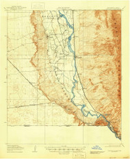 Canutillo, Texas 1919 (1946) USGS Old Topo Map Reprint 15x15 TX Quad 189981