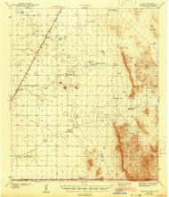 Desert, New Mexico 1943 () USGS Old Topo Map Reprint 15x15 TX Quad 190418