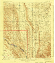 El Paso Gap, New Mexico 1940 () USGS Old Topo Map Reprint 15x15 TX Quad 190529