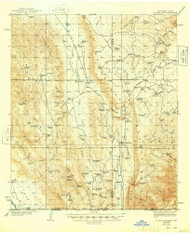 El Paso Gap, New Mexico 1940 (1948) USGS Old Topo Map Reprint 15x15 TX Quad 190530