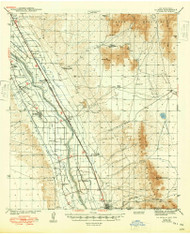 La Mesa, New Mexico 1943 (1949) USGS Old Topo Map Reprint 15x15 TX Quad 191175