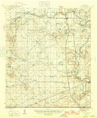 Malaga, New Mexico 1946 () USGS Old Topo Map Reprint 15x15 TX Quad 191422