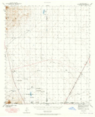 Newman, New Mexico 1940 (1965) USGS Old Topo Map Reprint 15x15 TX Quad 191681